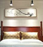 新中式卧室床头画