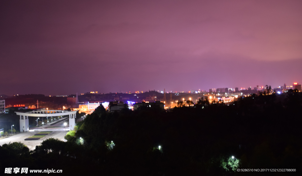 经开区夜景