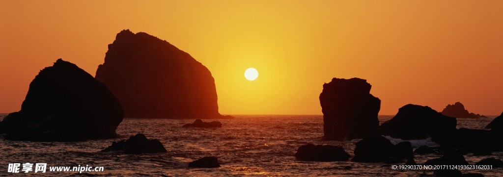 高清夕阳黄昏图