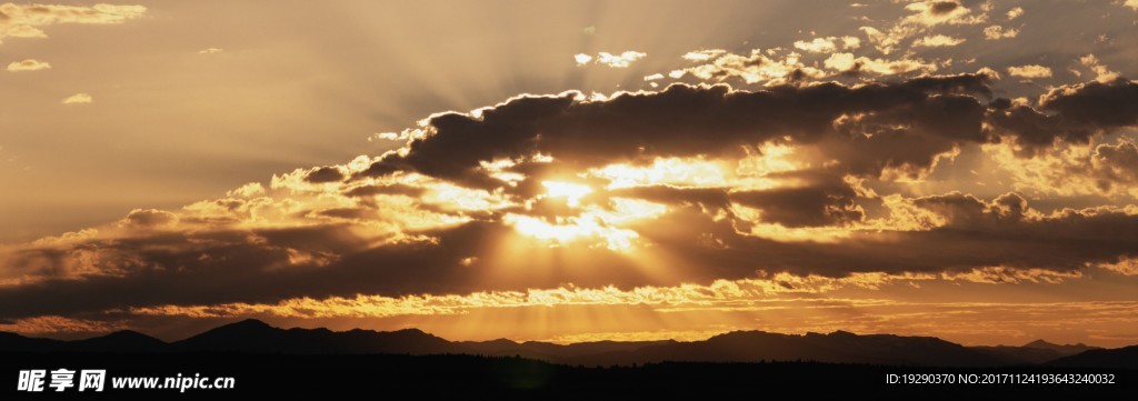 高清夕阳黄昏图