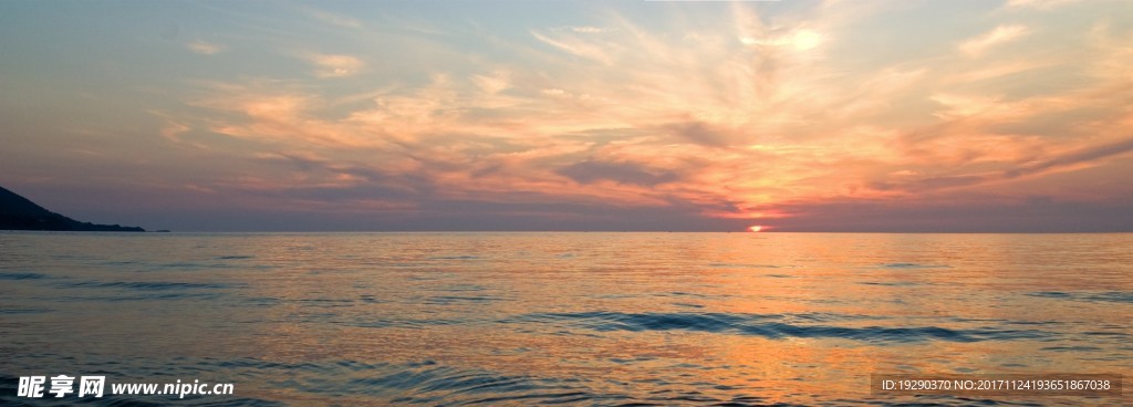 高清夕阳黄昏图