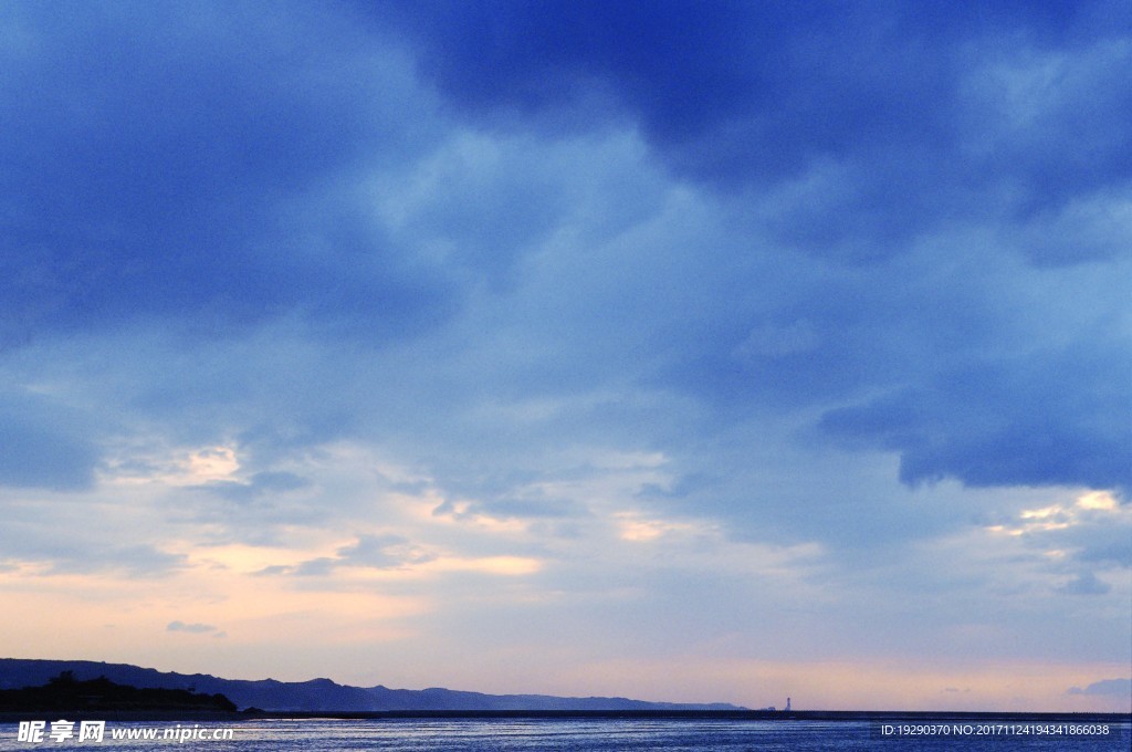 高清夕阳黄昏图