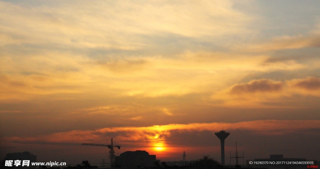 高清夕阳黄昏图