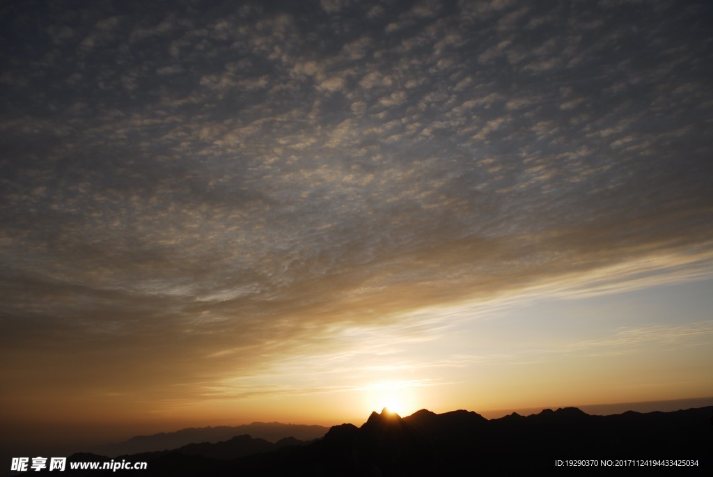 高清夕阳黄昏图