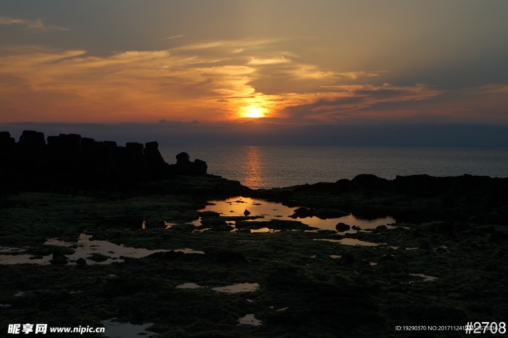 高清夕阳黄昏图