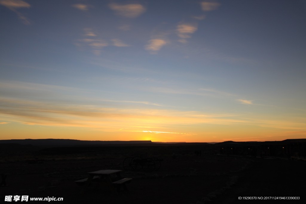 高清夕阳黄昏图