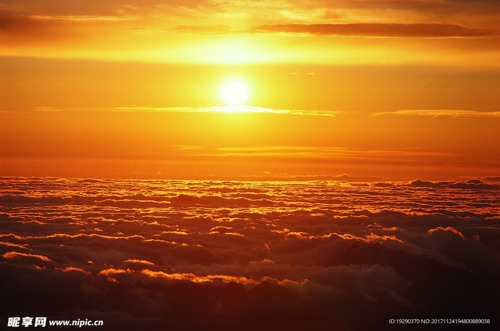 高清夕阳黄昏图