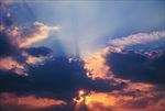 高清夕阳黄昏图