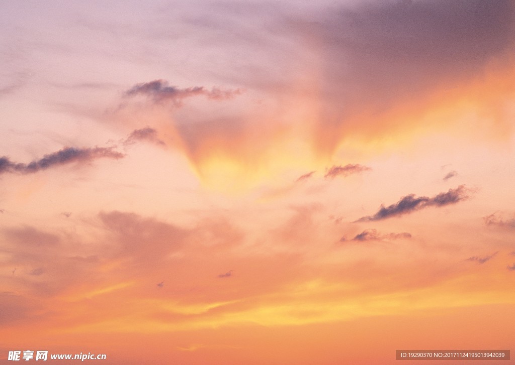 高清夕阳黄昏图