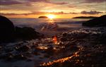 高清夕阳黄昏图