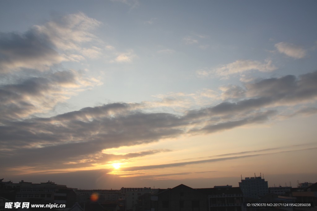 高清夕阳黄昏图