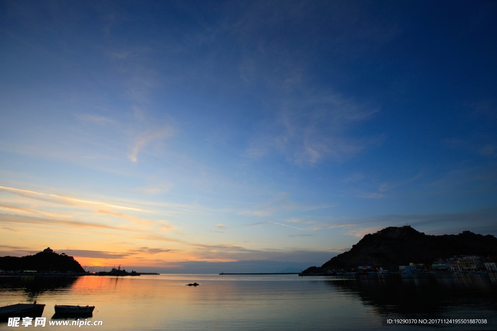 高清夕阳黄昏图