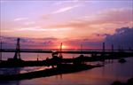 高清夕阳黄昏图