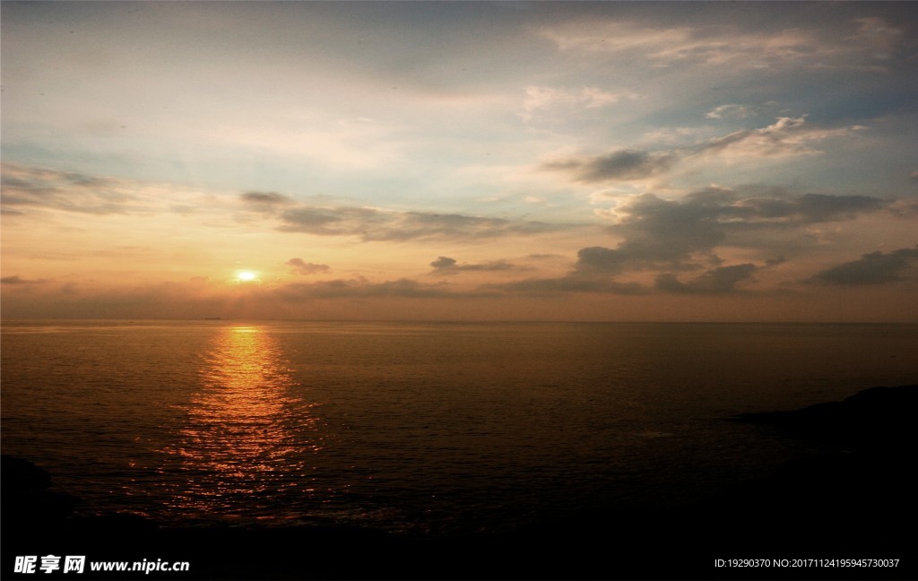 高清夕阳黄昏图