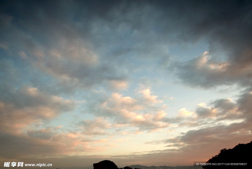高清夕阳黄昏图