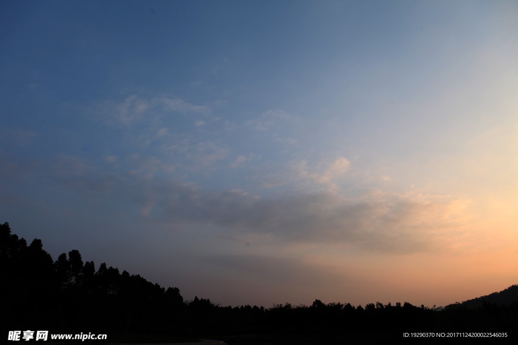 高清夕阳黄昏图