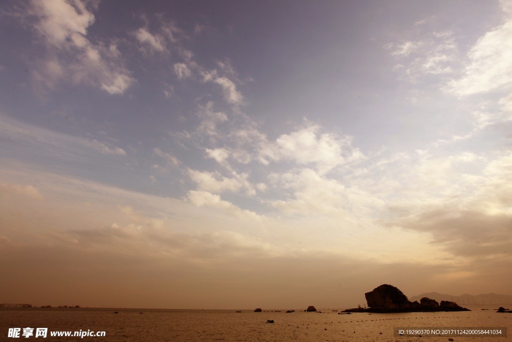 高清夕阳黄昏图