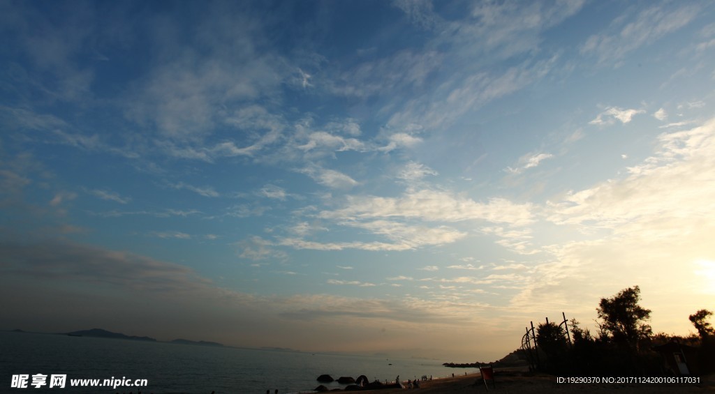 高清夕阳黄昏图