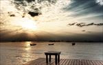 高清夕阳黄昏图
