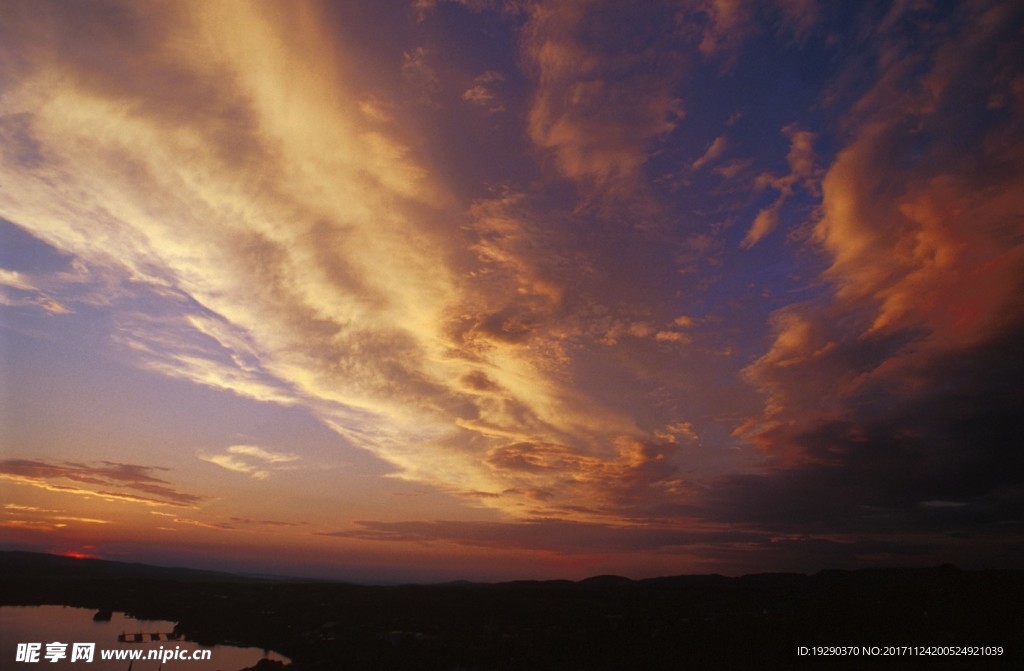 高清夕阳黄昏图