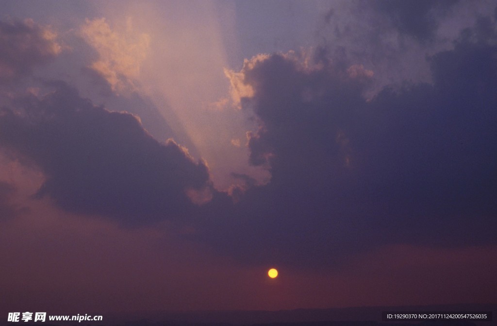 高清夕阳黄昏图