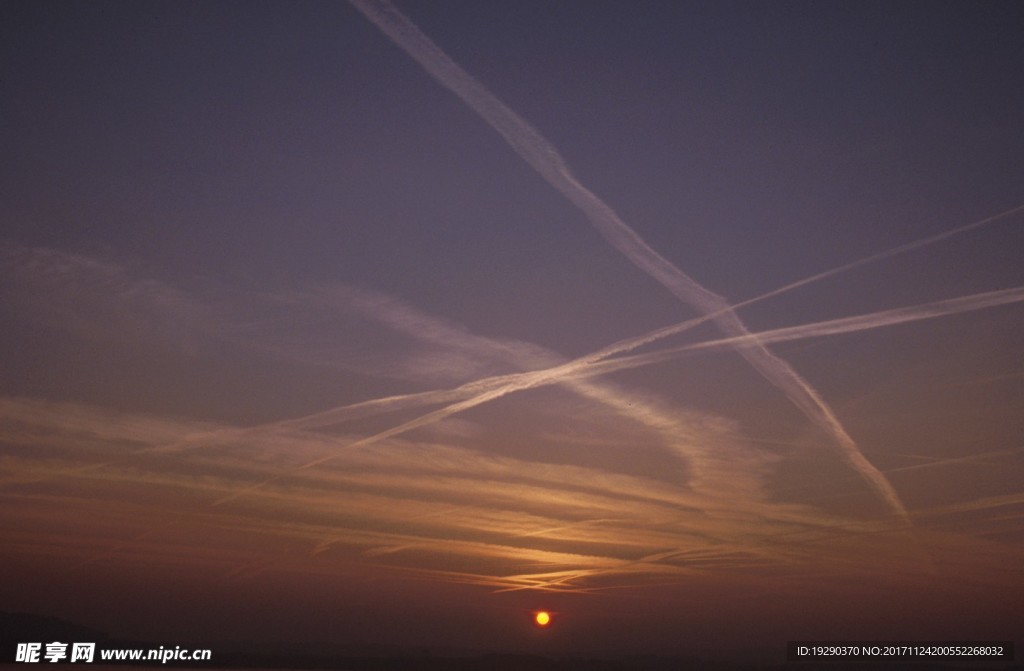 高清夕阳黄昏图