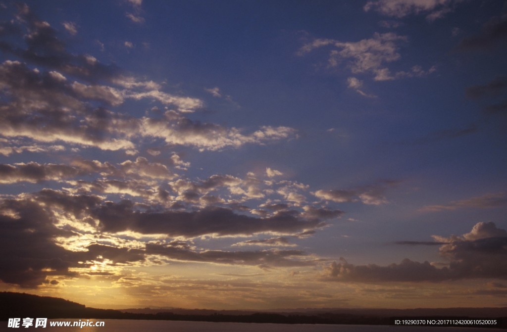 高清夕阳黄昏图