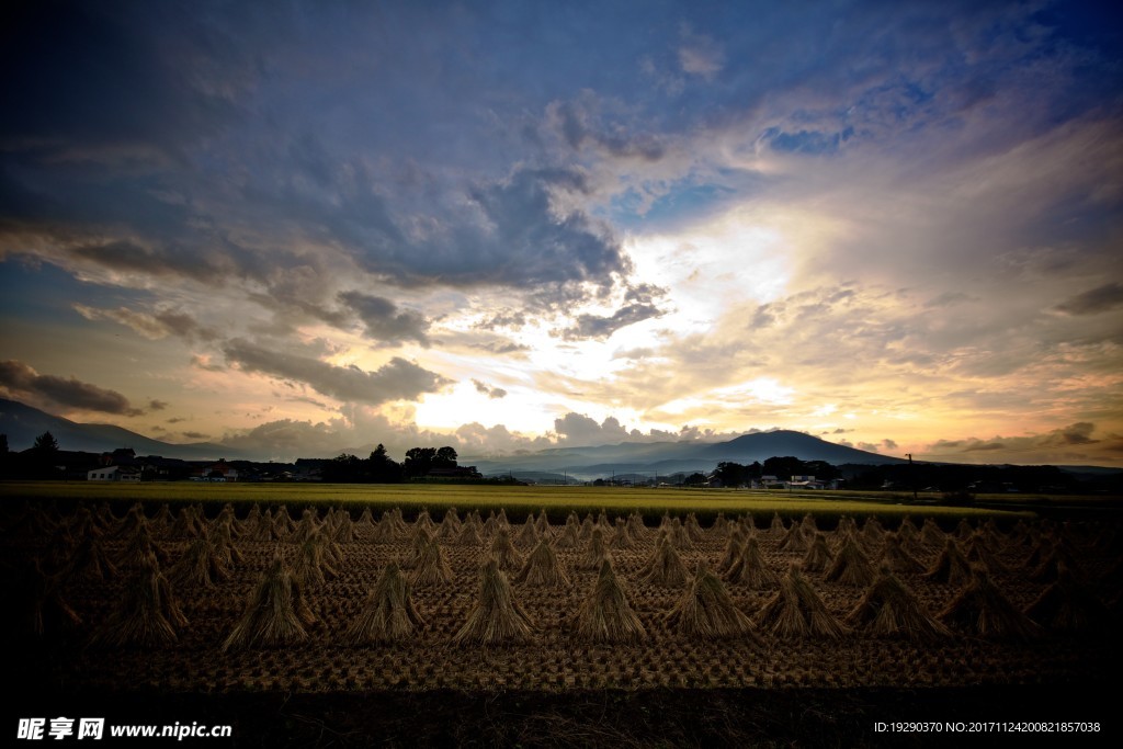高清夕阳黄昏图