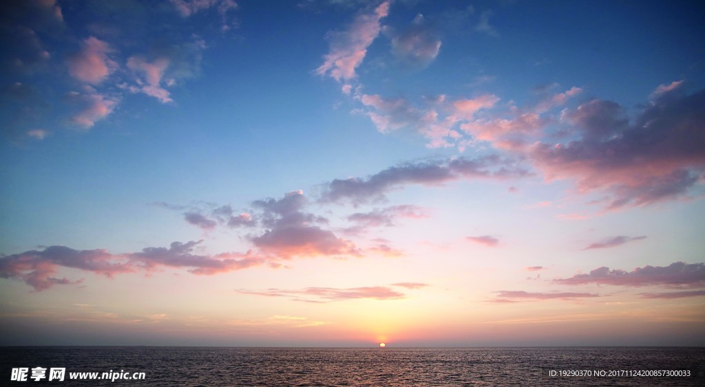 高清夕阳黄昏图