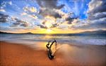 高清夕阳黄昏图