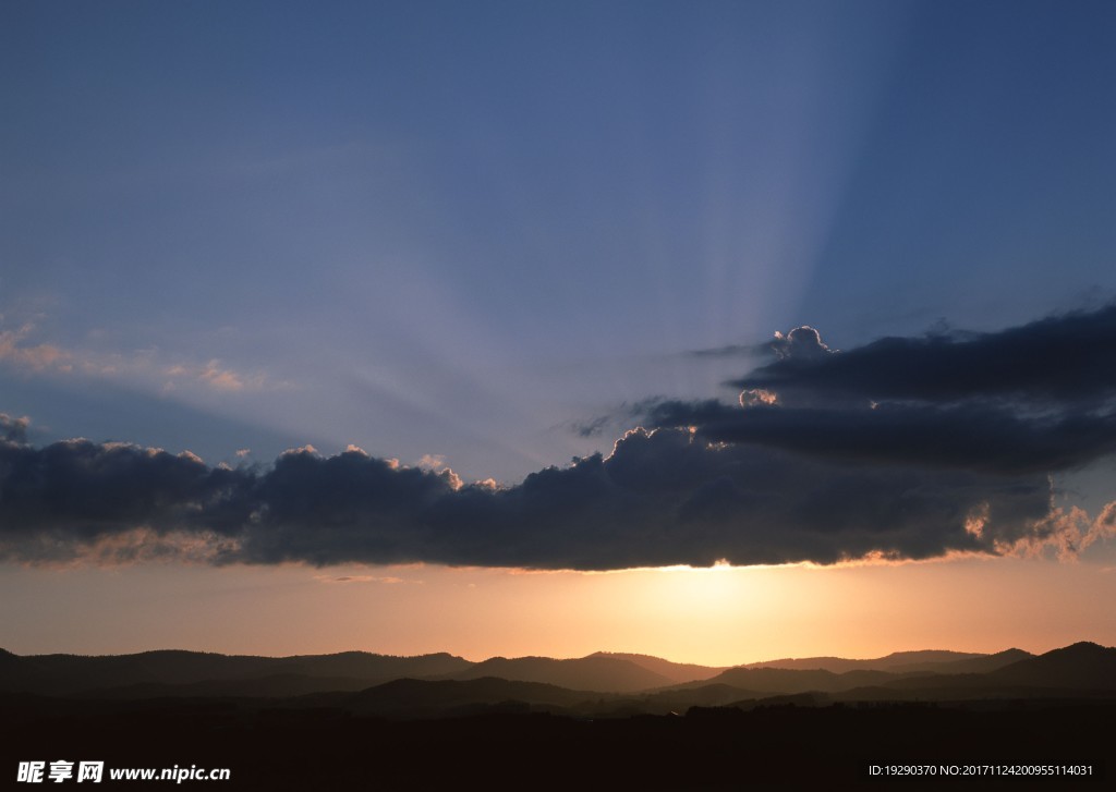高清夕阳黄昏图