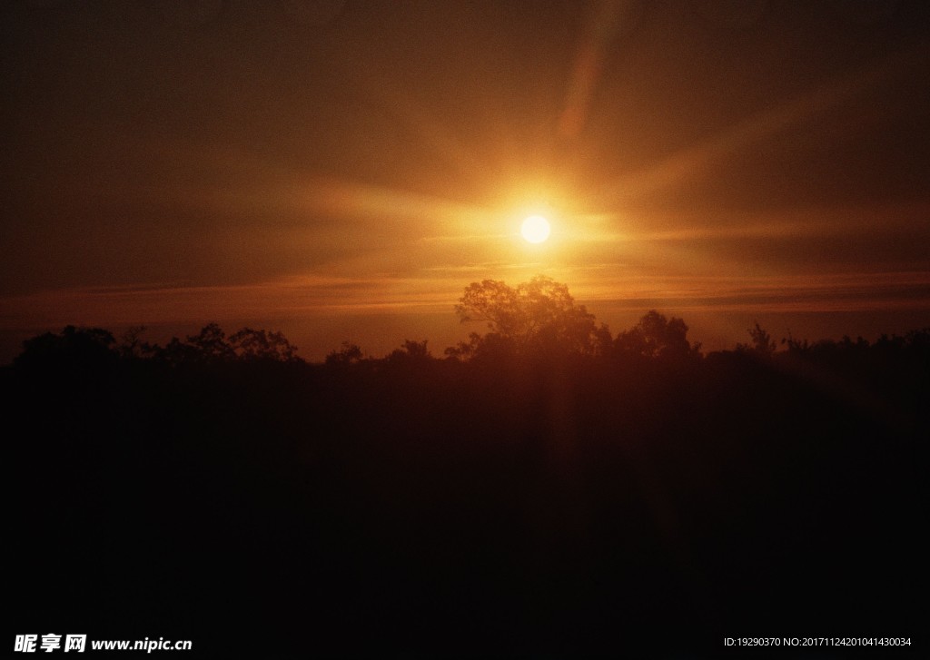高清夕阳黄昏图
