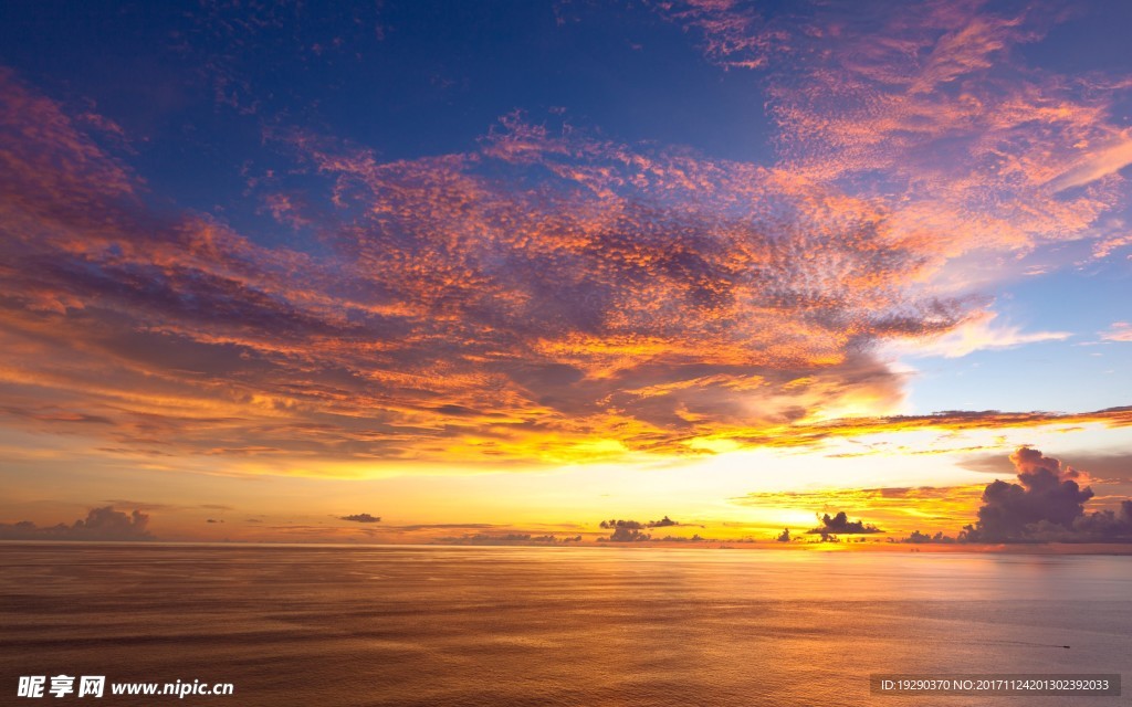 高清夕阳黄昏图