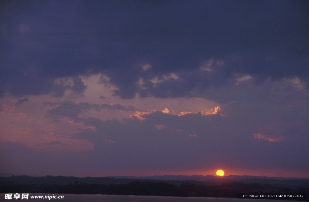 高清夕阳黄昏图