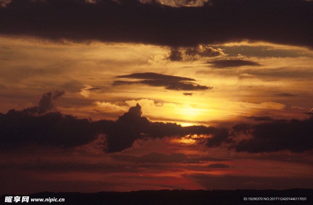 高清夕阳黄昏图