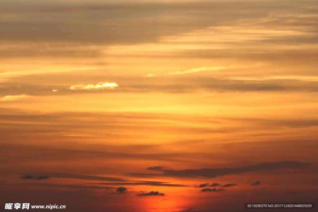 高清夕阳黄昏图