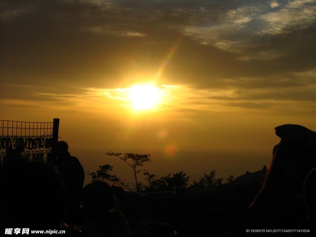 高清夕阳黄昏图