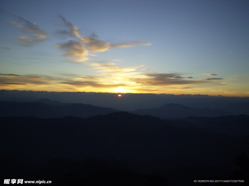 高清夕阳黄昏图