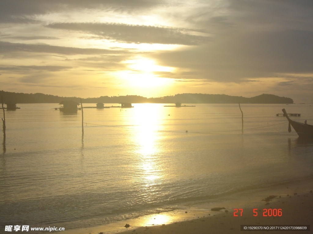 高清夕阳黄昏图