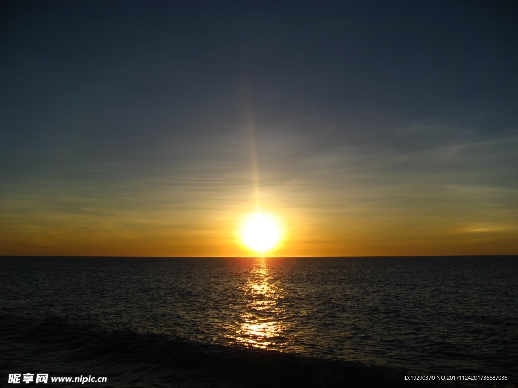 高清夕阳黄昏图