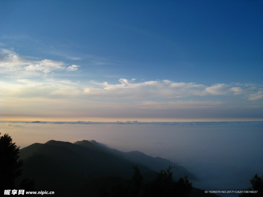 高清夕阳黄昏图