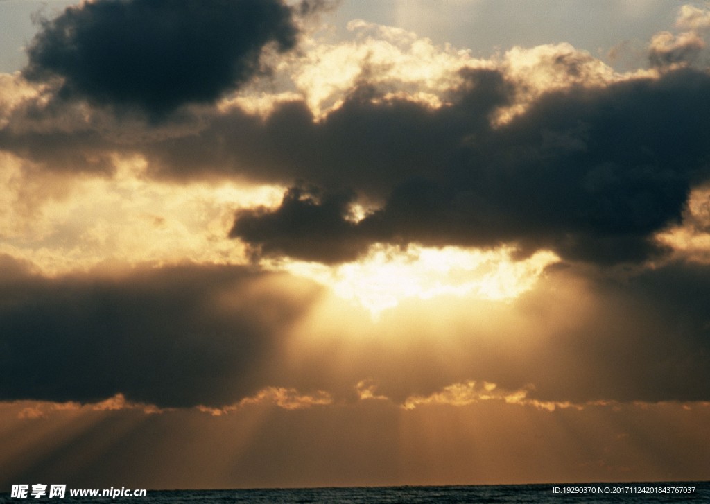 高清夕阳黄昏图