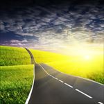 高清夕阳黄昏图