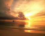高清夕阳黄昏图
