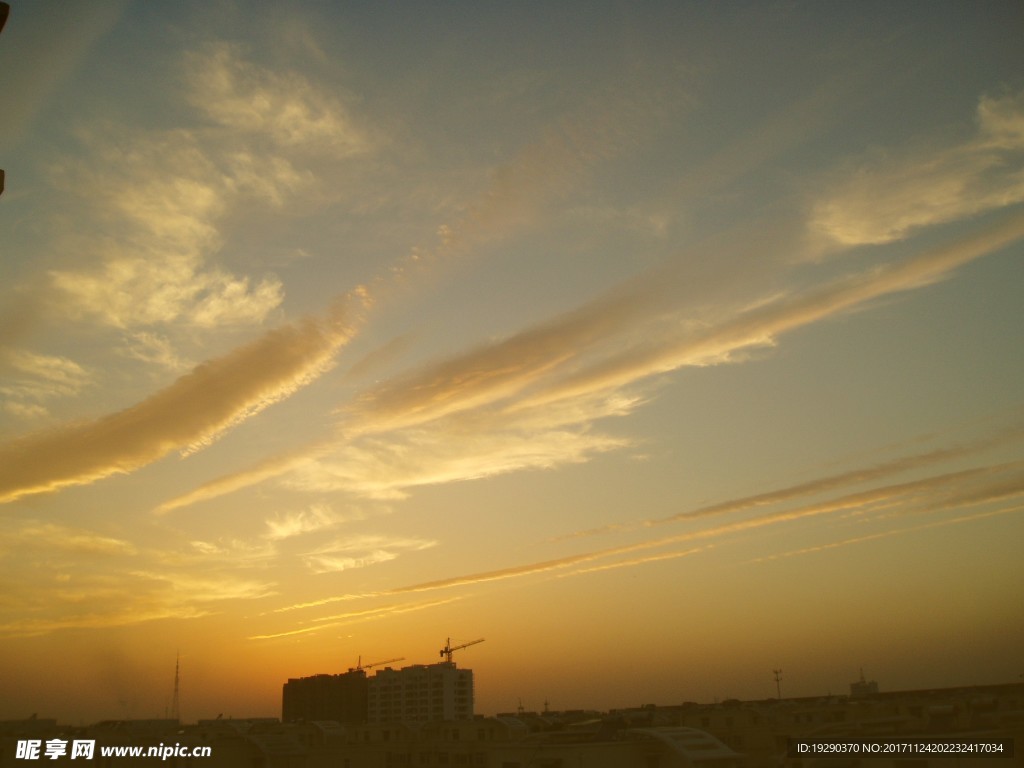 高清夕阳黄昏图