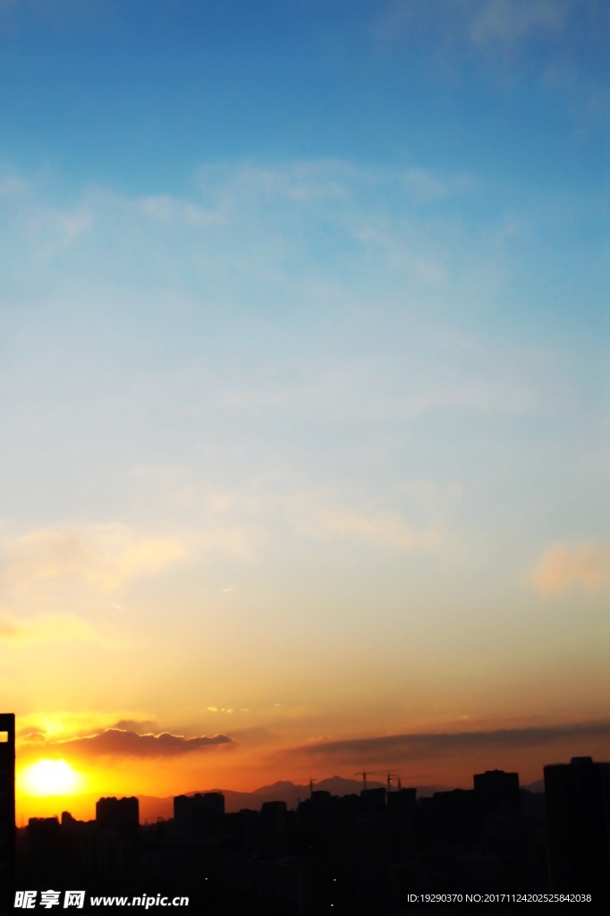高清夕阳黄昏图