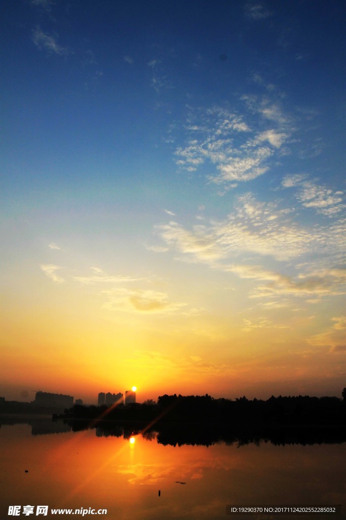 高清夕阳黄昏图