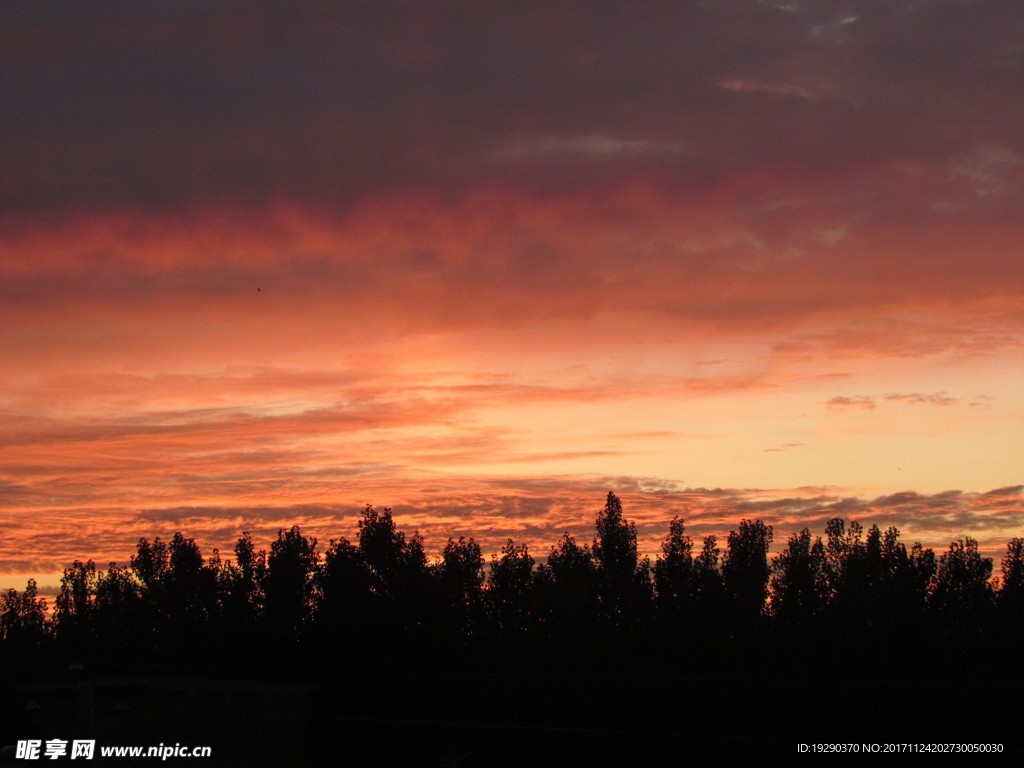 高清夕阳黄昏图