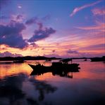 高清夕阳黄昏图