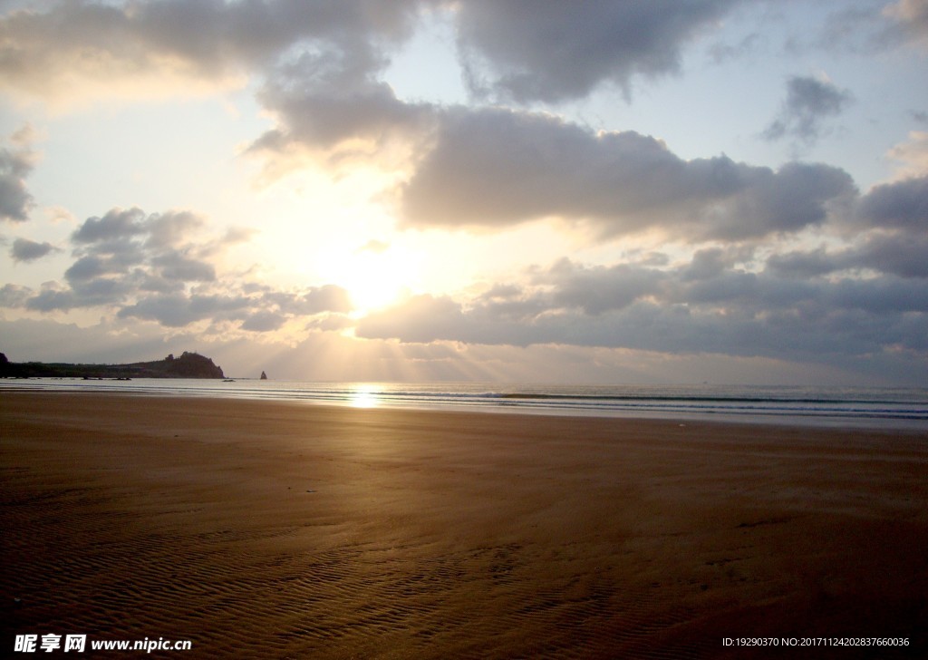 高清夕阳黄昏图